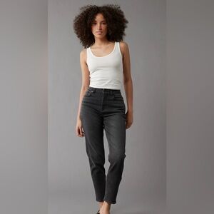 AE stretch curvy mom jean